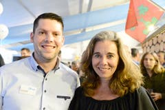 Simon Kuratli und Carmen Piske-Lopez freuen sich, dass sie an der Wiga sind.