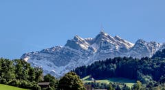 Schöner Blick von Nesslau aus zum Säntis. (Bild: Renato Maciariello)