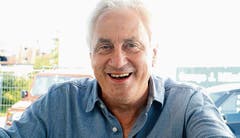 Niklaus Graf aus Buchs: «Ich habe die Spiegelbrille vergessen, deshalb sehe ich nur die Hälfte der Wiga.»