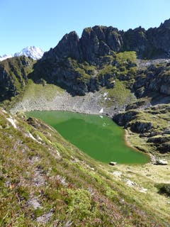 Spezielle Herbststimmung beim Bristensee. (Bild: Gustav Tresch, 12. September 2019)