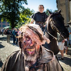 Diese Gestalt wollte entkommen. Bild: Christian H. Hildebrand (Zug, 15. September 2019)