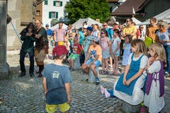 Tells Apfelschuss. Bild: Christian H. Hildebrand (Zug, 15. September 2019)