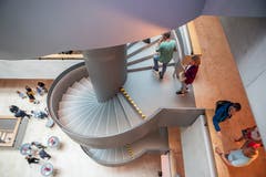Die Wendeltreppe aus einer anderen Perspektive. (Bild: Patrick Hürlimann, Rotkreuz, 14. September 2019)