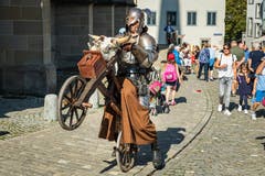 Motocross anno 1516? Bild: Christian H. Hildebrand (Zug, 15. September 2019)