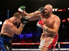 Fury musste sich seinen 29. Sieg im 30. Kampf allerdings hart erarbeiten (Bild: KEYSTONE/EPA/ETIENNE LAURENT)