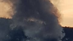Brand in Beinwil am See. (Bild: Leserreporterin/Vreni Schmidli)