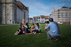 Red Velvet zu Besuch in St.Gallen. (Bild: Benjamin Manser)