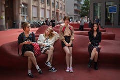 Red Velvet zu Besuch in St.Gallen. (Bild: Benjamin Manser)