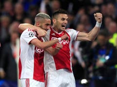 Weitere Erfolgsgaranten wie Hakim Ziyech (links) oder Dusan Tadic könnten den Klub ebenfalls bald verlassen (Bild: KEYSTONE/AP/PETER DEJONG)