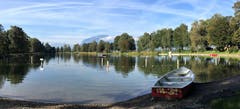 Herbst am Baggersee in Kriessern. (Bild: Toni Sieber)