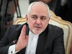 Der iranische Aussenminister Mohammed Dschawad Sarif warnte vor einem Krieg. (Bild: KEYSTONE/AP/PAVEL GOLOVKIN)