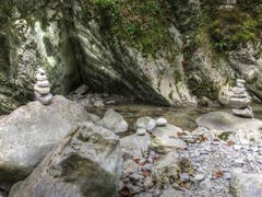 Steinmannli am Bach in der Nähe von Appenzell. (Bild: Toni Sieber)