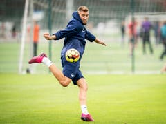 Bekanntestes Gesicht bei Luganos Europa-League-Gegner FC Kopenhagen: der ehemalige Arsenal-Stürmerstar Nicklas Bendtner (Bild: KEYSTONE/AP Ritzau Scanpix/NIELS CHRISTIAN VILMANN)