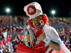 Der Sieg gegen Südafrika und die bevorstehende Heim-WM - die erste in Asien überhaupt - sorgte in Japan für einen regelrechten Rugby-Boom (Bild: KEYSTONE/EPA/FRANCK ROBICHON)