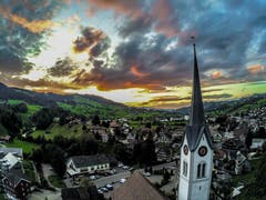 Sonnenuntergang in Nesslau. (Bild: Renato Maciariello)