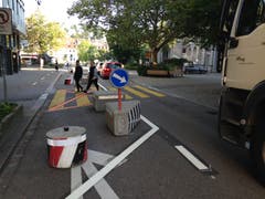 Der Nachteil für den Autoverkehr liegt auf der Hand: Durch die Verengung wird die Leistungsfähigkeit des Knotens Oberer Graben/St.-Leonhard-Strasse...