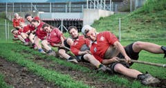 Vorbereitung auf die EM: gemeinsames Training des Schweizer Mixed-Nationalteams. (Bild: Manuela Jans-Koch (Stans, 29. August 2019))