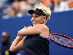Donna Vekic, die Viertelfinal-Gegnerin von Belinda Bencic. (Bild: KEYSTONE/FR171690 AP/SARAH STIER)
