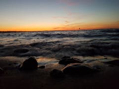 Das Leben ist einfach schön am "Schwäbischen Meer"! Blick auf den Bodensee bei der Badi Altenrhein. (Bild: Sandra Bischof)