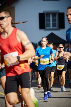 Tanja Mühlemann von den «The Big Bank Runners» (Bild: Jakob Ineichen, Willisau, 21. September 2019)
