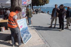 Impressionen vom Spange-Nord-Fest beim Musikpavillon in Luzern. (Bild: Boris Bürgisser, Luzern, 21. September 2019)