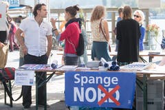 Impressionen vom Spange-Nord-Fest beim Musikpavillon in Luzern. (Bild: Boris Bürgisser, Luzern, 21. September 2019)
