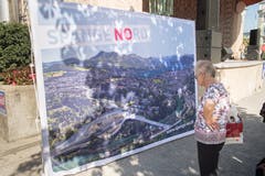 Impressionen vom Spange-Nord-Fest beim Musikpavillon in Luzern. (Bild: Boris Bürgisser, Luzern, 21. September 2019)