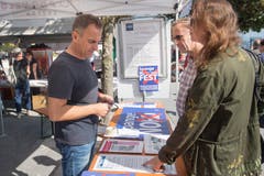 Impressionen vom Spange-Nord-Fest beim Musikpavillon in Luzern. (Bild: Boris Bürgisser, Luzern, 21. September 2019)