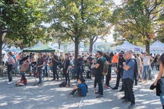 Impressionen vom Spange-Nord-Fest beim Musikpavillon in Luzern. (Bild: Boris Bürgisser, Luzern, 21. September 2019)