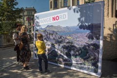 Impressionen vom Spange-Nord-Fest beim Musikpavillon in Luzern. (Bild: Boris Bürgisser, Luzern, 21. September 2019)