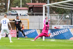 Hier trifft Carlinhos zum 1:0. (Bild: Marusca Rezzonico/freshfocus, Lugano, 22. September 2019)