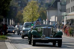 MG TD 1950 (Bild: Corinne Glanzmann, Horw, 22. September 2019)