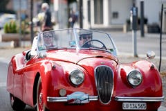 Jaguar XK 120 50er Jahre (Bild: Corinne Glanzmann, Horw, 22. September 2019)