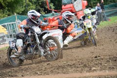 Amriswil TG , 22.09.2019 / 58. Moto - Cross Amriswil . 17. Rennen, Seitenwagen .