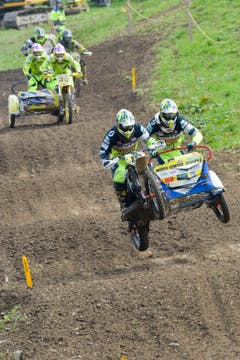 Amriswil TG , 22.09.2019 / 58. Moto - Cross Amriswil . 17. Rennen, Seitenwagen .
