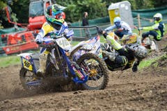 Amriswil TG , 22.09.2019 / 58. Moto - Cross Amriswil . 17. Rennen, Seitenwagen .