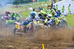 Amriswil TG , 22.09.2019 / 58. Moto - Cross Amriswil . 17. Rennen, Seitenwagen .