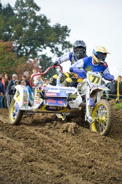 Amriswil TG , 22.09.2019 / 58. Moto - Cross Amriswil . 17. Rennen, Seitenwagen .