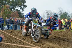 Amriswil TG , 22.09.2019 / 58. Moto - Cross Amriswil . 17. Rennen, Seitenwagen .