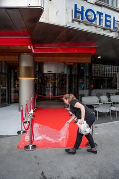 Der rote Teppich ist ausgerollt. (Bild: Urs Bucher)