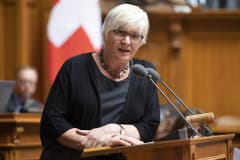 Rosmarie Quadranti, Fraktionschefin der BDP. 8 Mitglieder umfasst die Fraktion der BDP. (Bild: Keystone)
