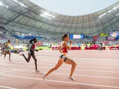 Selina Büchel brach im Vorlauf auf den letzten Metern ein (Bild: KEYSTONE/JEAN-CHRISTOPHE BOTT)