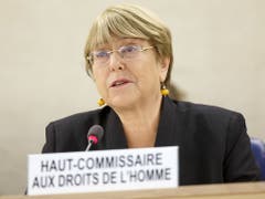Besorgt über die Massenfestnahmen in Ägypten: Die Uno- Menschenrechtskommissarin Michelle Bachelet. (Bild: KEYSTONE/SALVATORE DI NOLFI)