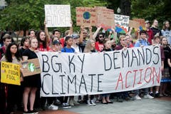 Die Studenten der Western Kentucky University in Bowling Green (Bac Totrong/Daily News via AP)