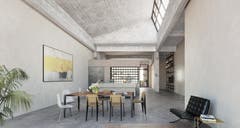 Blick in eine Loft-Wohnung. (Bild: PD/Beat Bühler, Zürich)