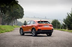 Prägnanter als beim Steilheck: Profil des Q3 Sportback. (Bild: Audi)