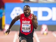 Alex Wilson kämpfte über 100 m mit Motivationsproblemen (Bild: KEYSTONE/JEAN-CHRISTOPHE BOTT)