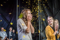 Die neue Apfelkönigin heisst Larissa Häberli aus Mauren Berg. (Bild: Andrea Stalder)