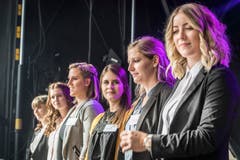 Sechs Kandidatinnen stellten sich zur Wahl. (Bild: Andrea Stalder)