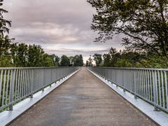 Auf der Haggenbrücke "Ganggelibrugg" bei Stein (AR). (Bild: Luciano Pau)